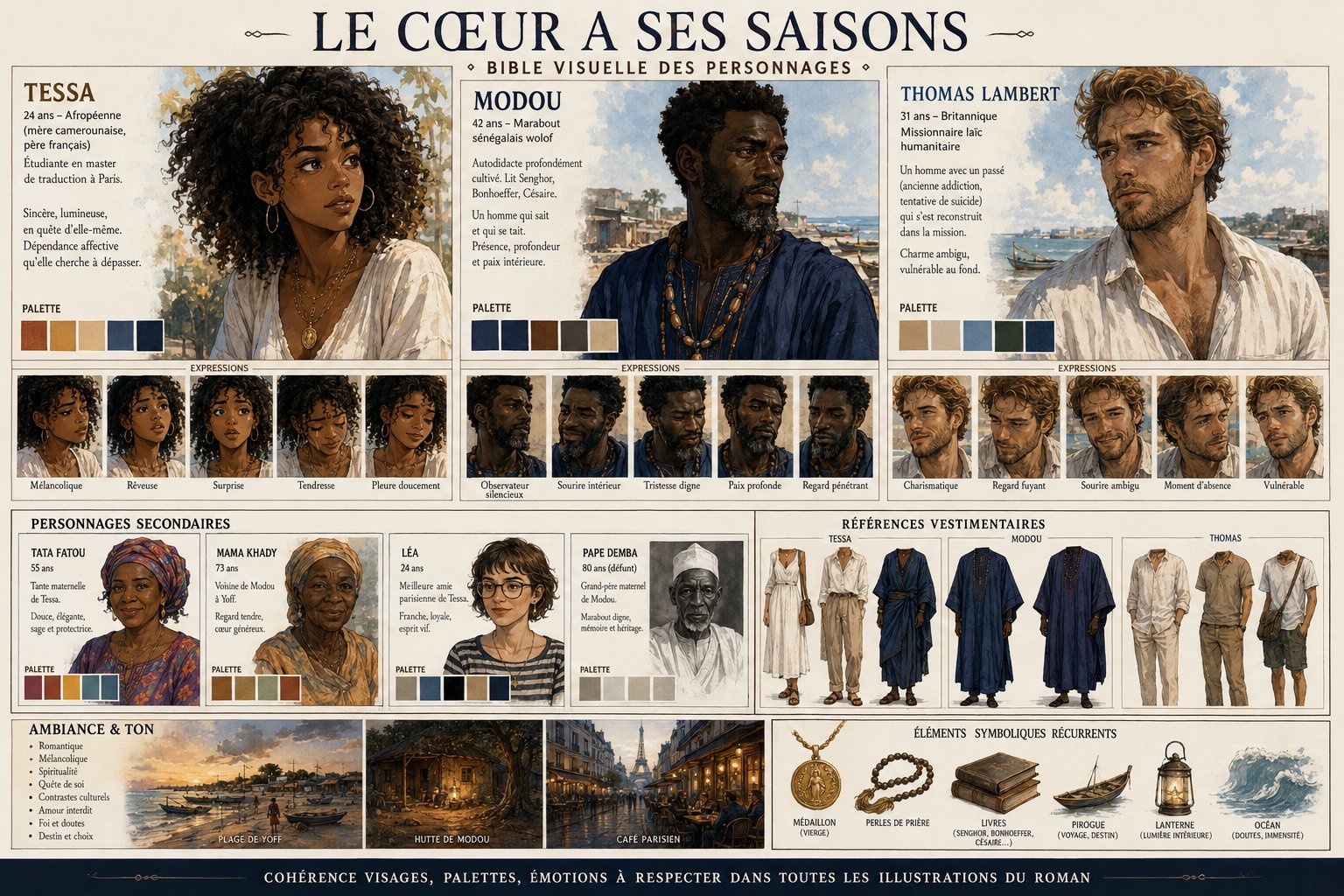 Les acteurs du roman